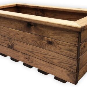 XL Wooden Trough Planter – On Sale!