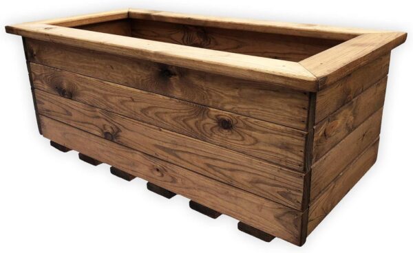 XL Wooden Trough Planter – On Sale!