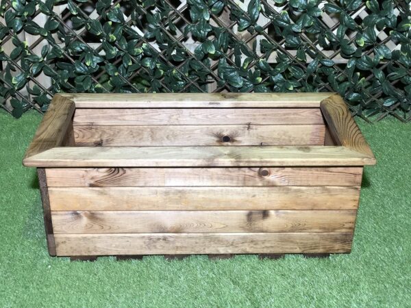 XL Wooden Trough Planter – On Sale! - Image 6