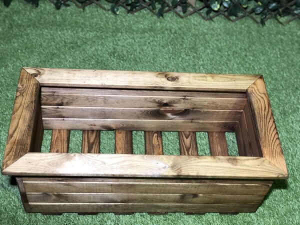 XL Wooden Trough Planter – On Sale! - Image 8