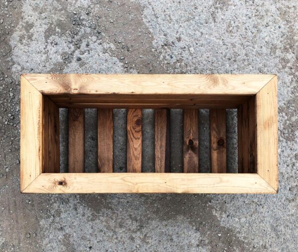 XL Wooden Trough Planter – On Sale! - Image 5